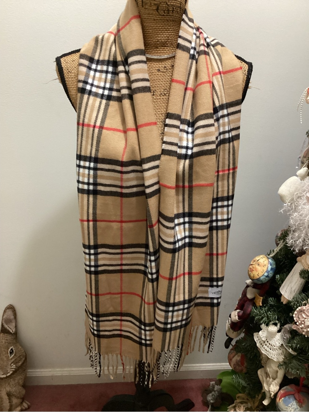 Verona Designer Plaid Scarf